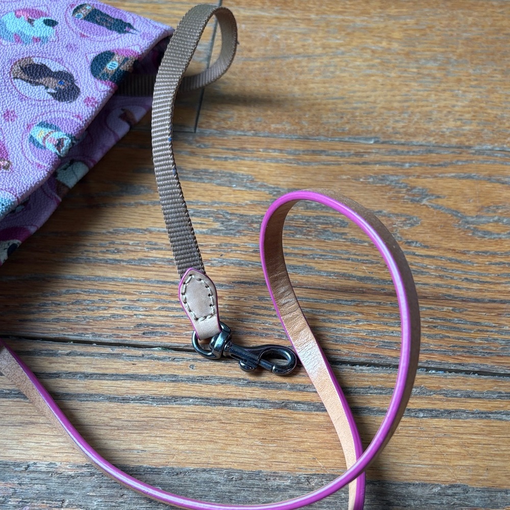 Dooney & Bourke Pink Dog Tote - Picture 6 of 9